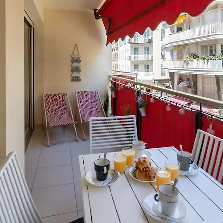 Apartment L35 Med 1min Sea Ac/parking/2bedrooms Terrace *
